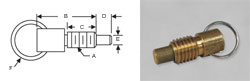 stubby pull ring without nylon patch