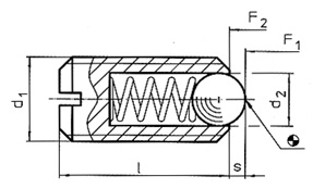 spring plungers plastic diagram